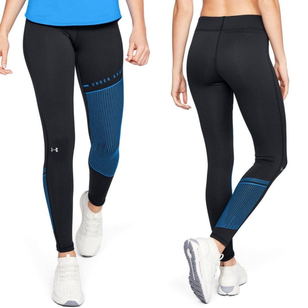 Under Armour Coldgear Block Graphic Leggings - Picture 2 of 4